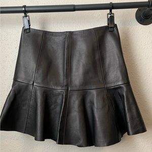 Ralph Lauren lamb leather, real fine Skirt